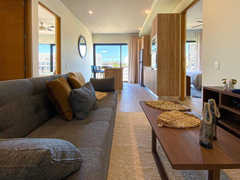 Ferienwohnung Beautiful + Luxury + Ocean View + Pool Playa del Carmen Exterior foto