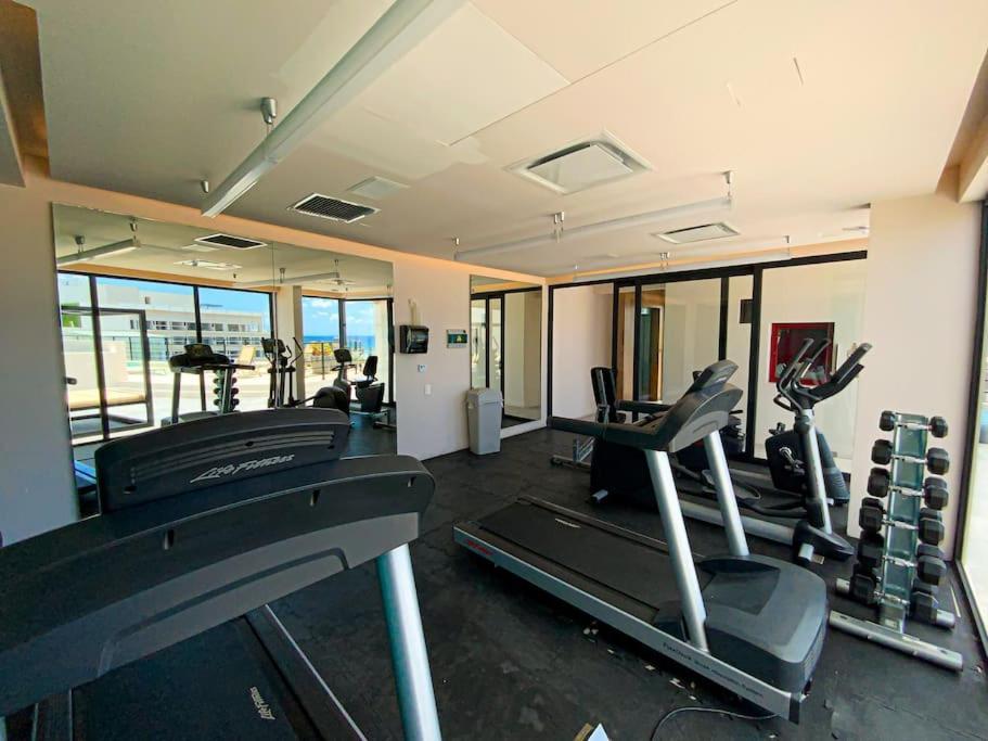 Ferienwohnung Beautiful + Luxury + Ocean View + Pool Playa del Carmen Exterior foto