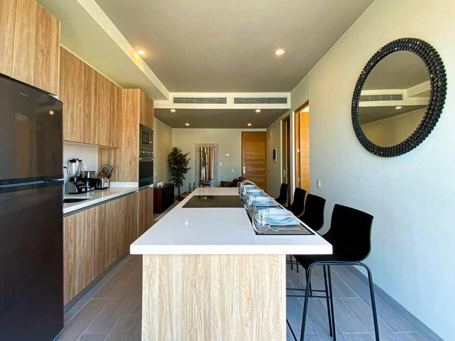 Ferienwohnung Beautiful + Luxury + Ocean View + Pool Playa del Carmen Exterior foto