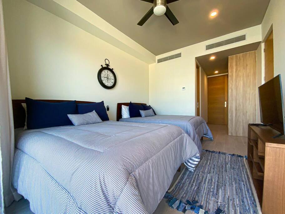 Ferienwohnung Beautiful + Luxury + Ocean View + Pool Playa del Carmen Exterior foto